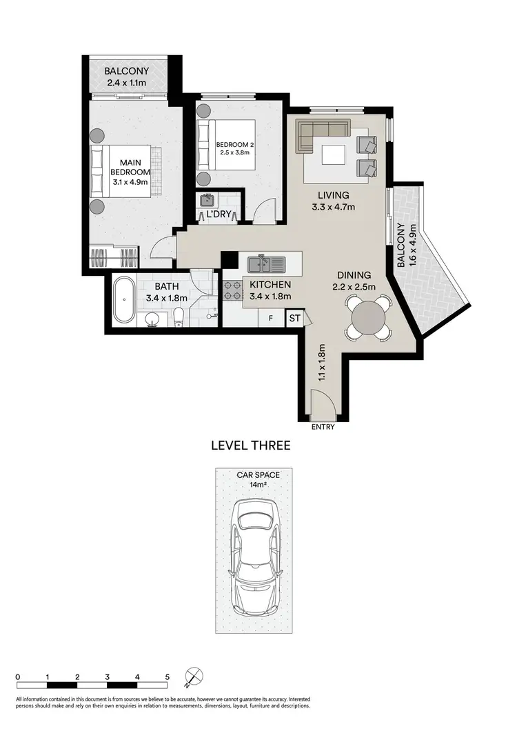 Floorplan of Homely apartment listing, 77/86-88 Bonar Street, Wolli Creek NSW 2205
