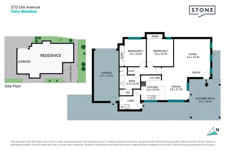 Floorplan of Homely villa listing, 3/12 Lila Avenue, Fairy Meadow NSW 2519