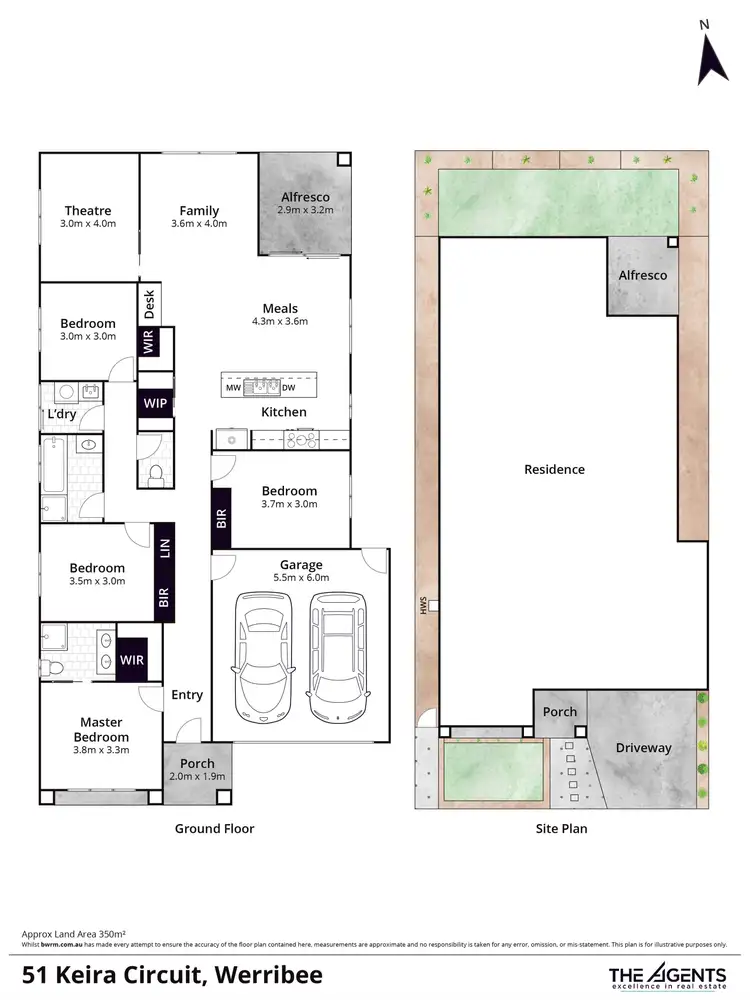 Floorplan of Homely house listing, 51 Keira Circuit, Werribee VIC 3030