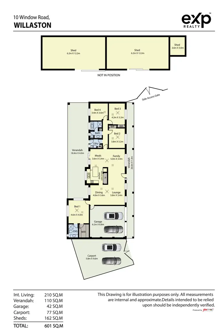 Floorplan of Homely house listing, 10 Window Road, Willaston SA 5118