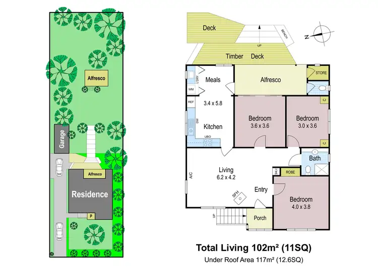 Floorplan of Homely house listing, 19 Affleck Street, Warragul VIC 3820