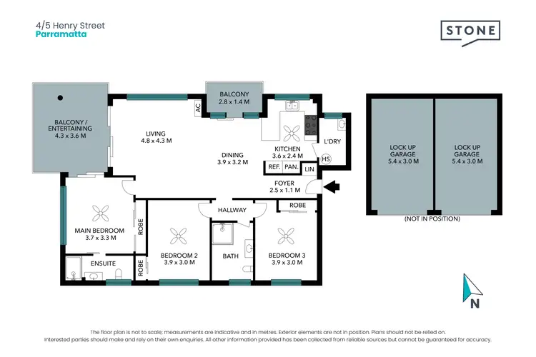 Floorplan of Homely apartment listing, 4/5 Henry Street, Parramatta NSW 2150