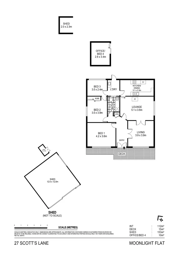 Floorplan of Homely house listing, 27 Scott Lane, Moonlight Flat VIC 3465