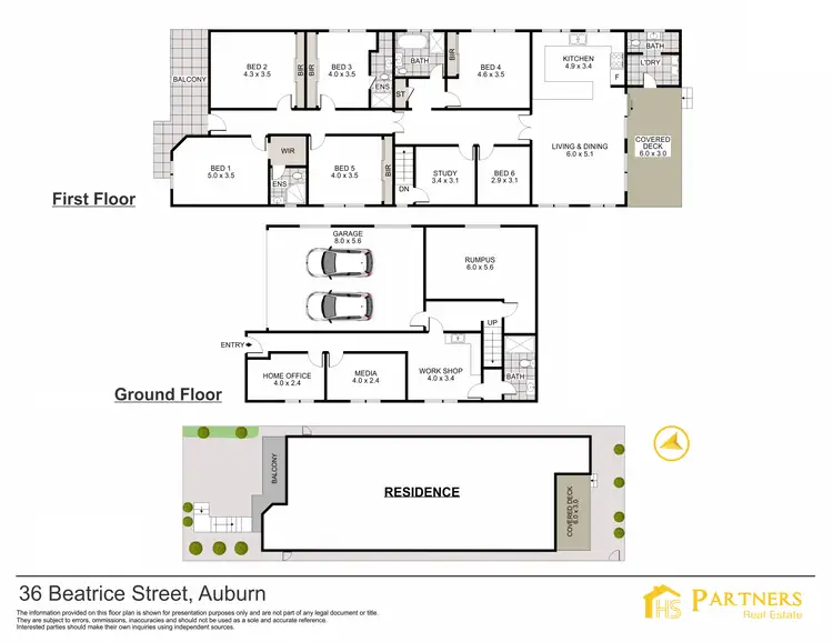 Floorplan of Homely house listing, 36 Beatrice Street, Auburn NSW 2144