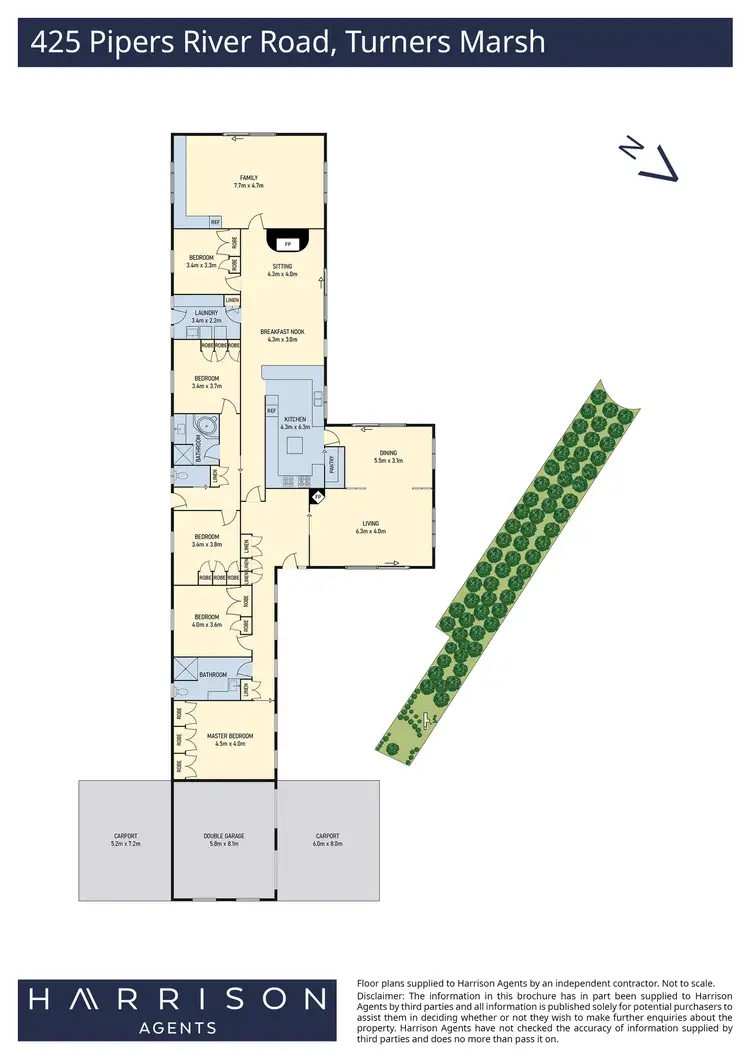 Floorplan of Homely house listing, 425 Pipers River Road, Turners Marsh TAS 7267
