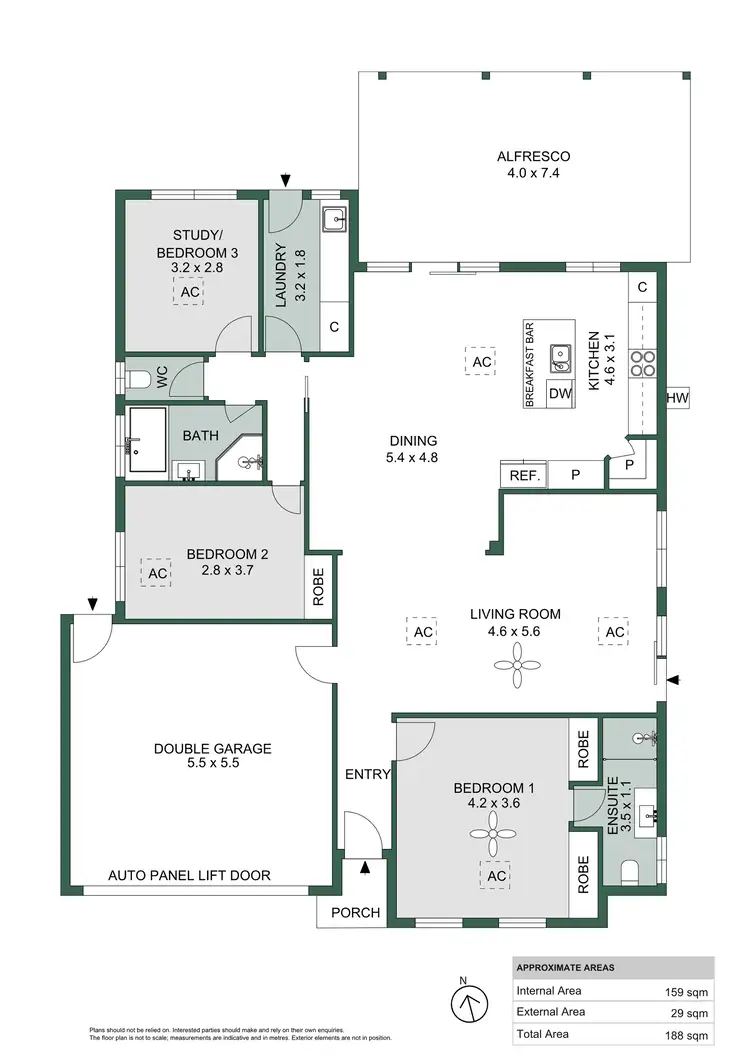 Floorplan of Homely house listing, 45 Fifth Avenue, Ascot Park SA 5043