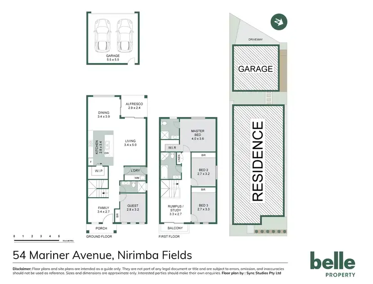 Floorplan of Homely house listing, 54 Mariner Avenue (Nirimba Fields), Schofields NSW 2762