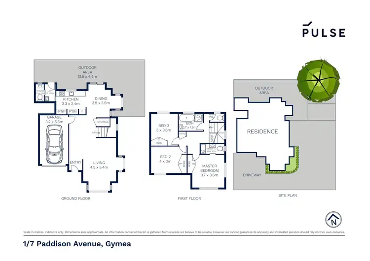 Floorplan of Homely townhouse listing, 1/7 Paddison Avenue, Gymea NSW 2227