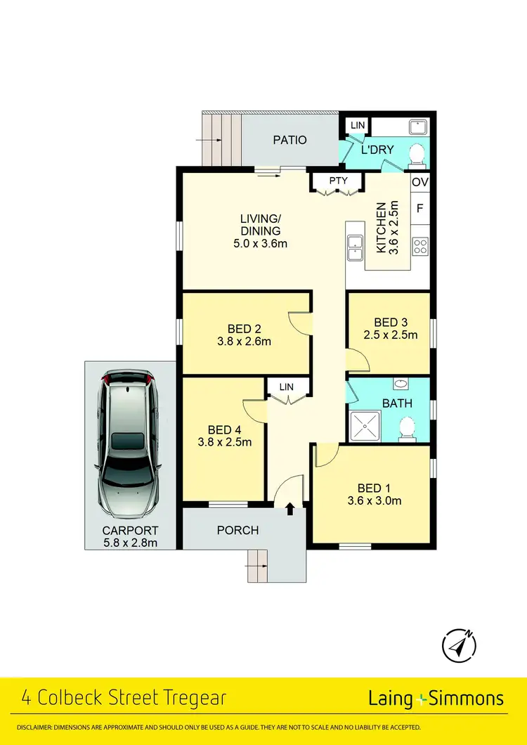 Floorplan of Homely house listing, 4 Colbeck Street, Tregear NSW 2770
