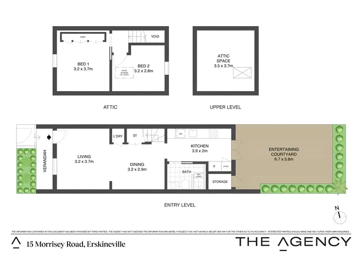 Floorplan of Homely house listing, 15 Morrissey Road, Erskineville NSW 2043