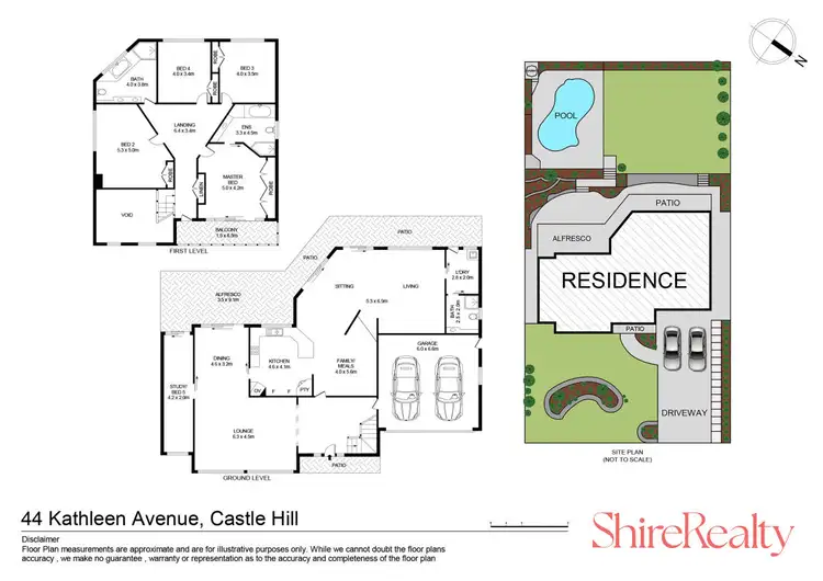 Floorplan of Homely house listing, 44 Kathleen Avenue, Castle Hill NSW 2154