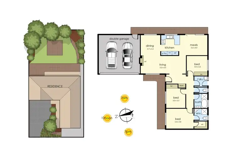 Floorplan of Homely unit listing, 2/59 Kananook Avenue, Seaford VIC 3198