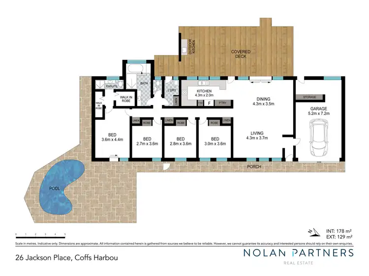 Floorplan of Homely house listing, 26 Jackson Place, Coffs Harbour NSW 2450