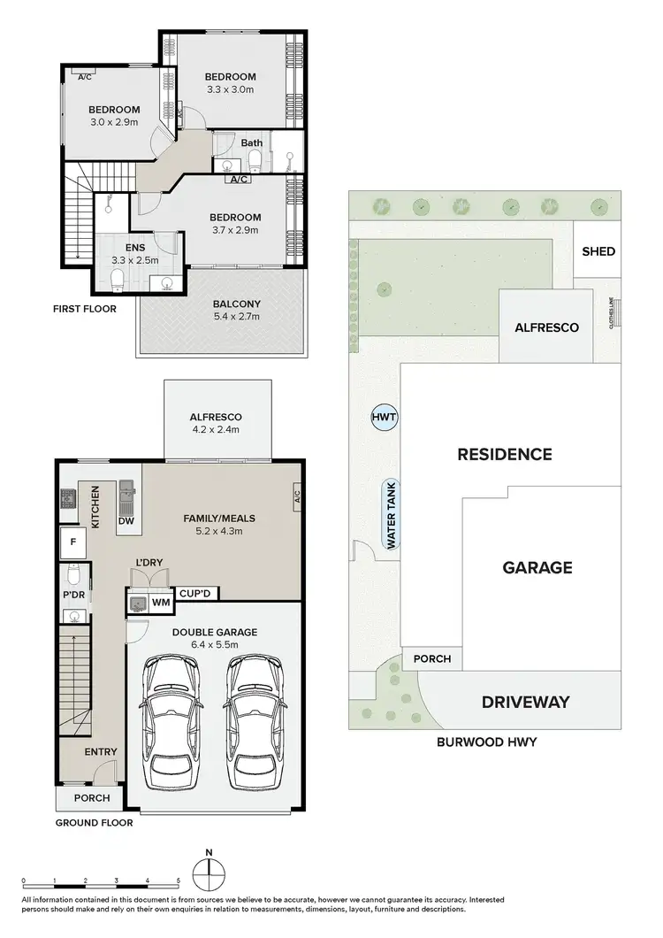 Floorplan of Homely townhouse listing, 7/769 Burwood Highway Service Road, Ferntree Gully VIC 3156