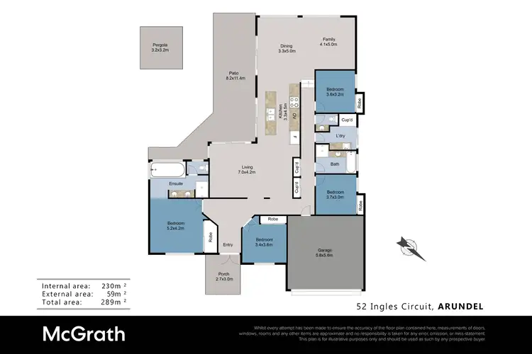 Floorplan of Homely house listing, 52 Ingles Circuit, Arundel QLD 4214
