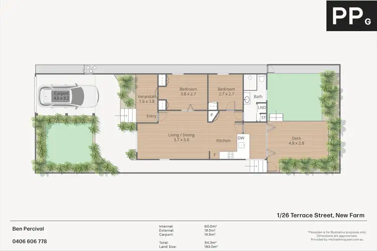 Floorplan of Homely house listing, 24 Terrace Street, New Farm QLD 4005