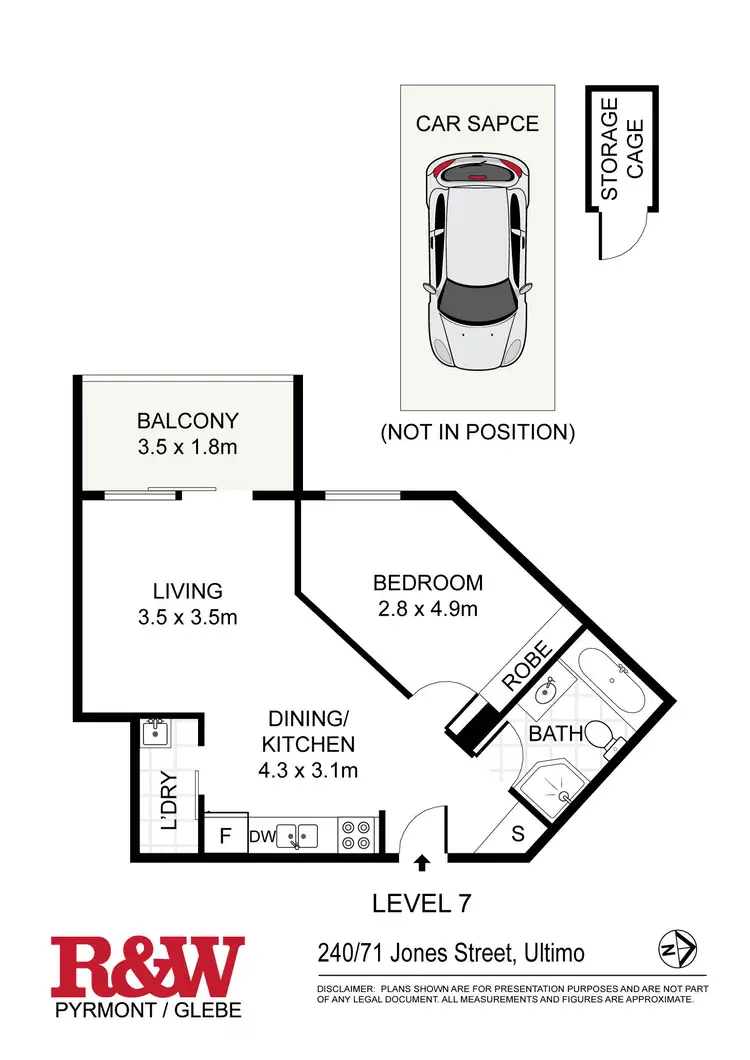 Floorplan of Homely apartment listing, 240/71 Jones Street, Ultimo NSW 2007