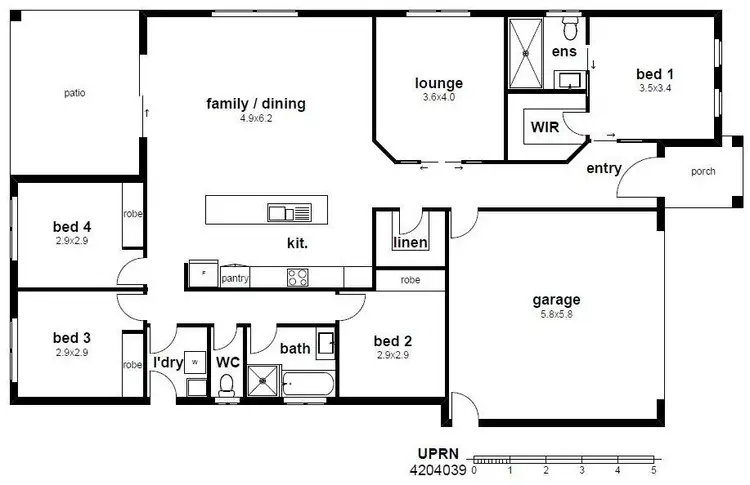 Floorplan of Homely house listing, Address available on request
