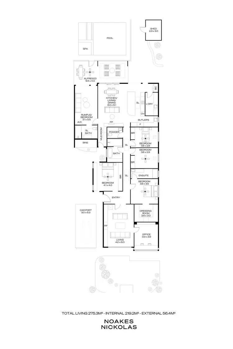 Floorplan of Homely house listing, 40 Wallace Street, Glenelg East SA 5045