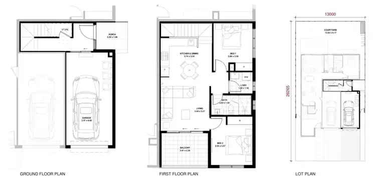 Floorplan of Homely semi-detached listing, Address available on request