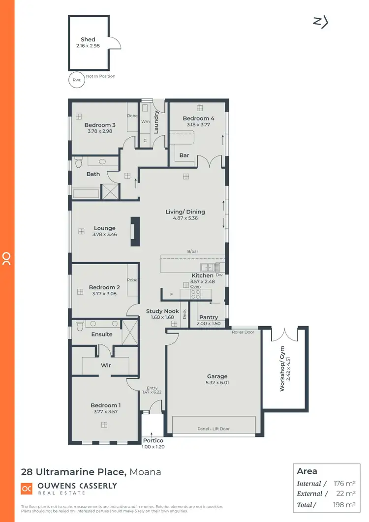 Floorplan of Homely house listing, 28 Ultramarine Place, Moana SA 5169