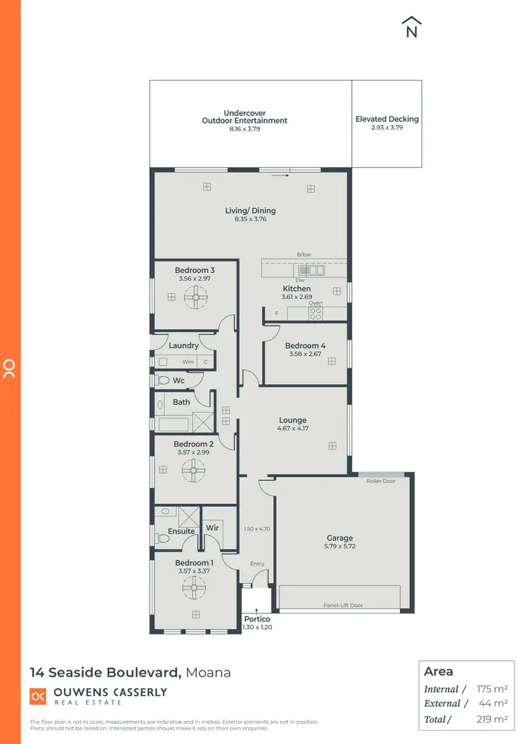 Floorplan of Homely house listing, 14 Seaside Boulevard, Moana SA 5169
