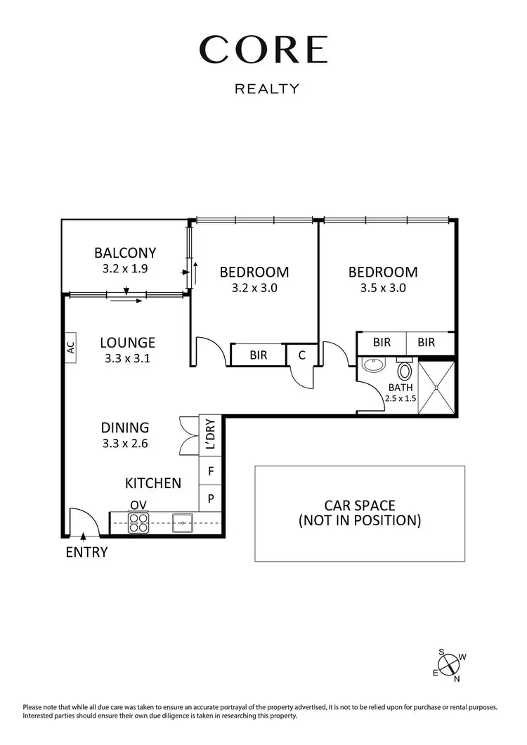 Floorplan of Homely apartment listing, 2112N/889 Collins Street, Docklands VIC 3008