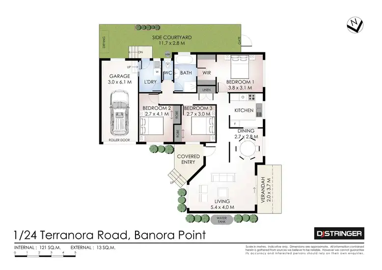 Floorplan of Homely house listing, 1/24 Terranora Road, Banora Point NSW 2486