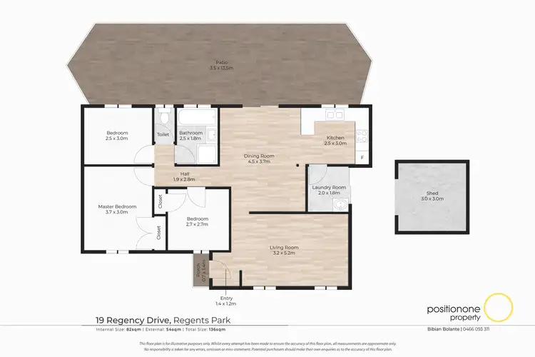 Floorplan of Homely house listing, 19 Regency Drive, Regents Park QLD 4118