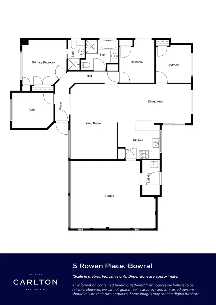 Floorplan of Homely house listing, 5 Rowan Place, Bowral NSW 2576