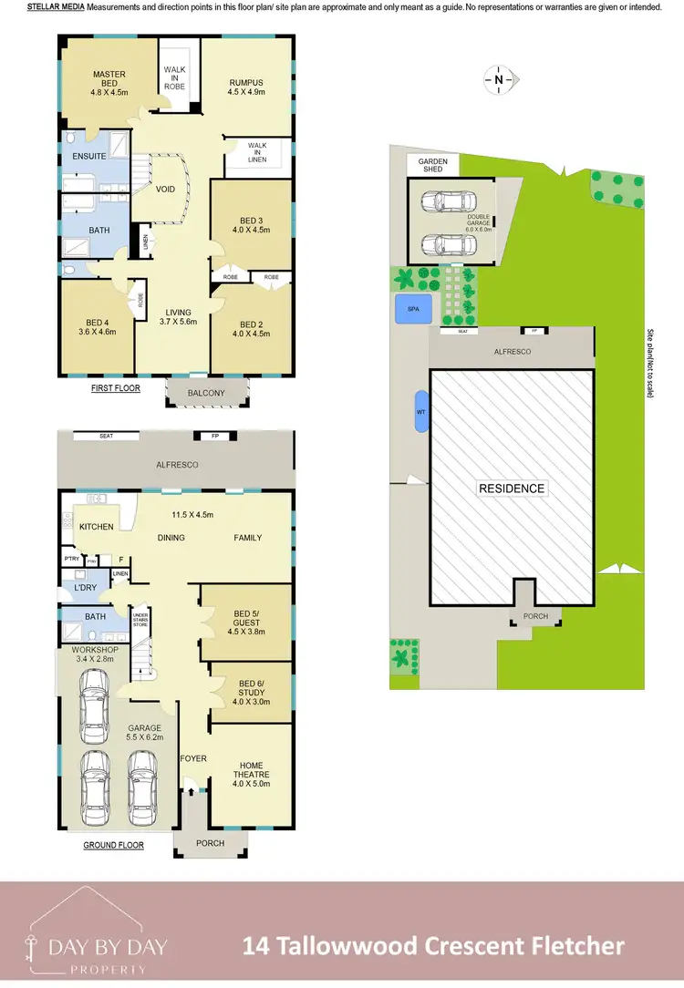 Floorplan of Homely house listing, 14 Tallowwood Crescent, Fletcher NSW 2287