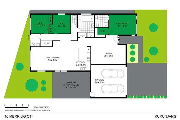 Floorplan of Homely house listing, 10 Merrijig Court, Kurunjang VIC 3337