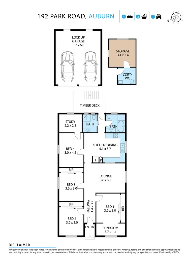 Floorplan of Homely house listing, 192 Park Road, Auburn NSW 2144