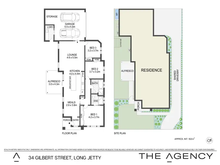 Floorplan of Homely semi-detached listing, 34 Gilbert Street, Long Jetty NSW 2261