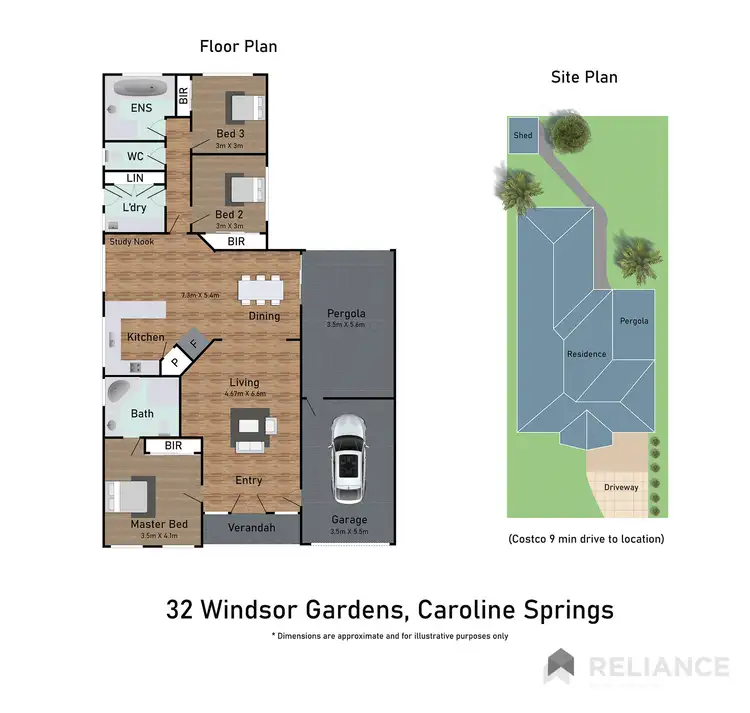 Floorplan of Homely house listing, 32 Windsor Garden, Caroline Springs VIC 3023