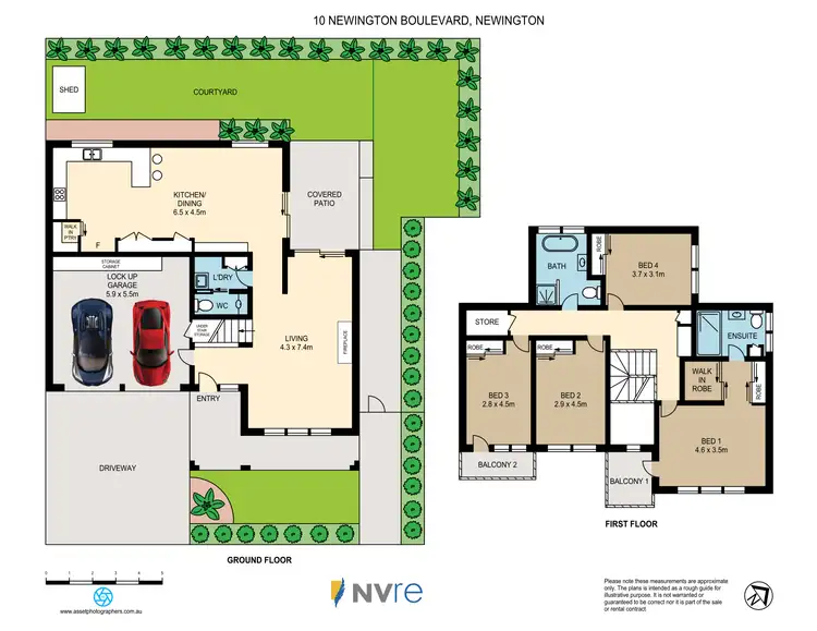 Floorplan of Homely house listing, 10 Newington Boulevard, Newington NSW 2127