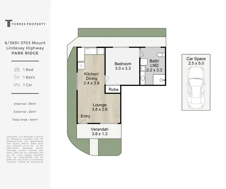 Floorplan of Homely house listing, 8/3691-3703 Mount Lindesay Highway, Park Ridge QLD 4125