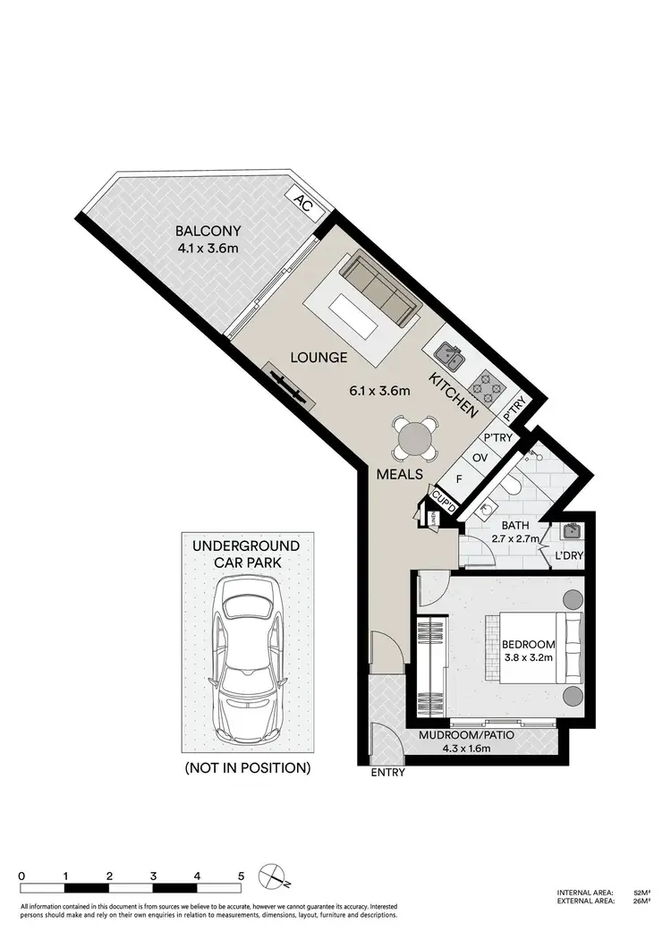 Floorplan of Homely apartment listing, 30904/63 Blamey Street, Kelvin Grove QLD 4059