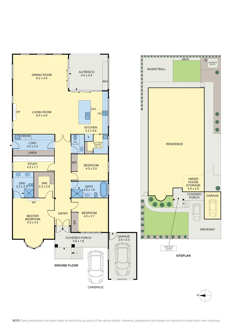 Floorplan of Homely house listing, 4 Houston Ave, Strathmore VIC 3041