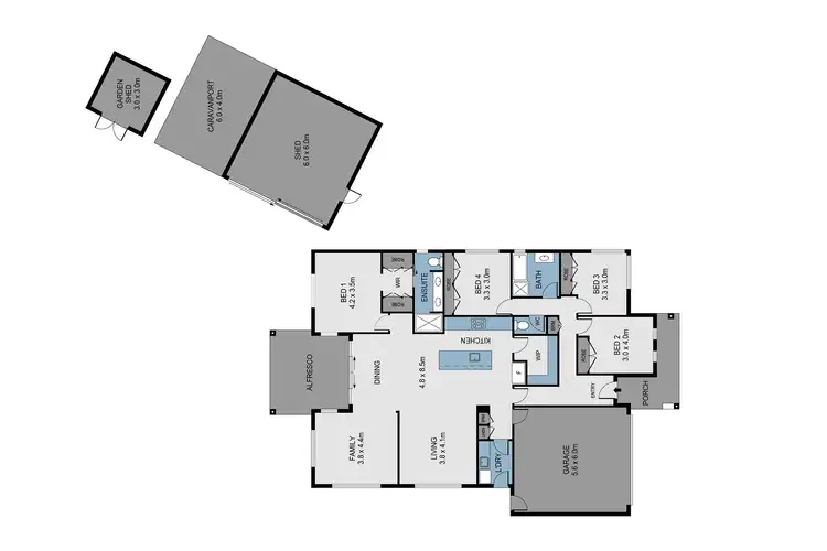 Floorplan of Homely house listing, 27a Wingoon Drive, California Gully VIC 3556