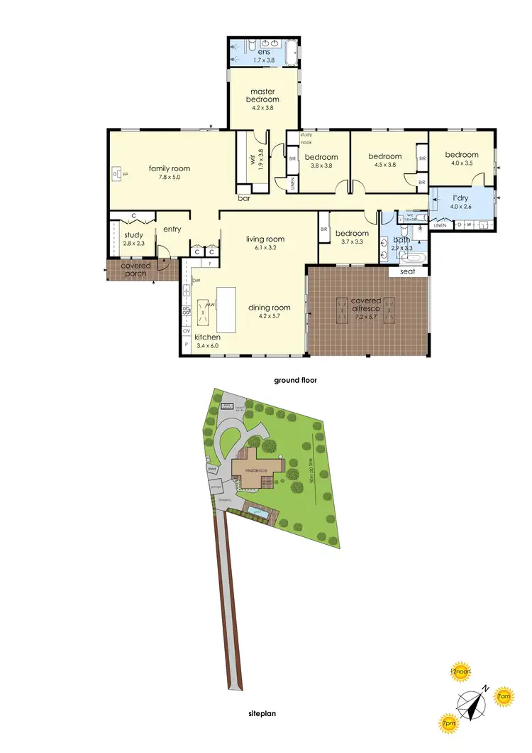 Floorplan of Homely house listing, 160 Overport Road, Frankston South VIC 3199