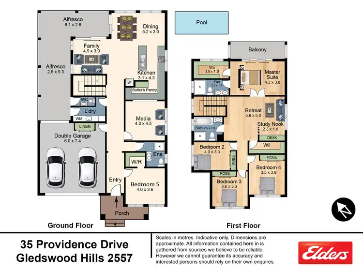 Floorplan of Homely house listing, 35 Providence Drive, Gledswood Hills NSW 2557