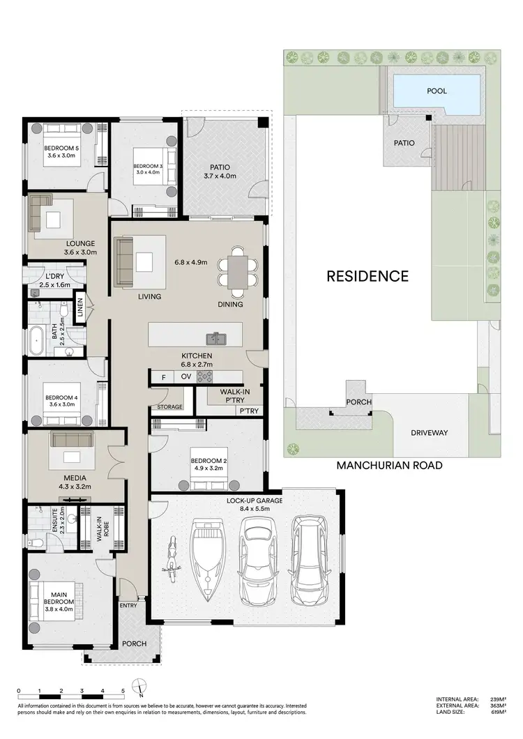 Floorplan of Homely house listing, 27 Manchurian Way, Wadalba NSW 2259