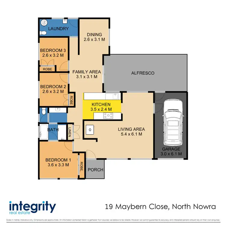Floorplan of Homely house listing, 19 Maybern Close, North Nowra NSW 2541