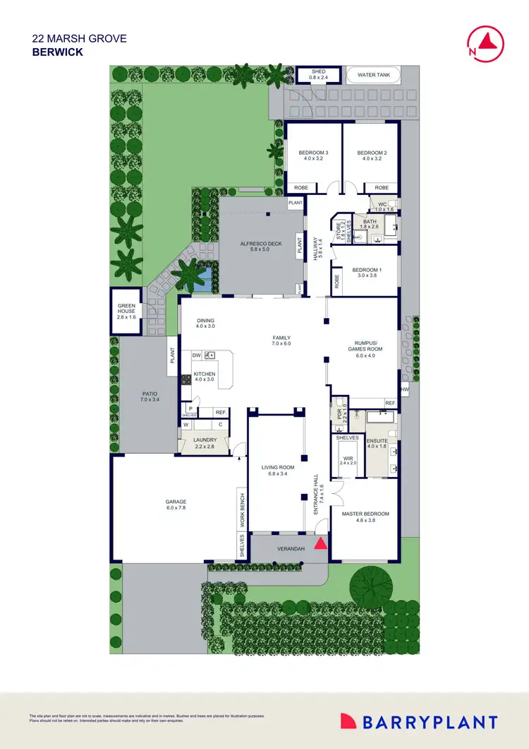 Floorplan of Homely house listing, 22 Marsh Grove, Berwick VIC 3806
