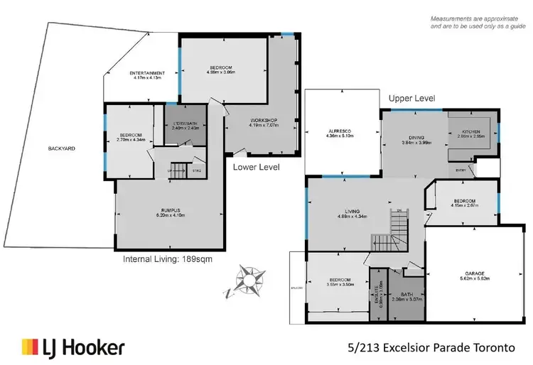 Floorplan of Homely townhouse listing, 5/213 Excelsior Parade, Toronto NSW 2283