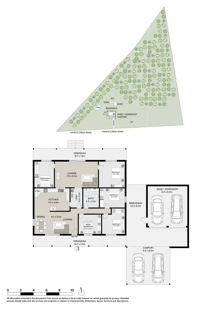 Floorplan of Homely rural property listing, 272 Laheys Creek Road, Gulgong NSW 2852