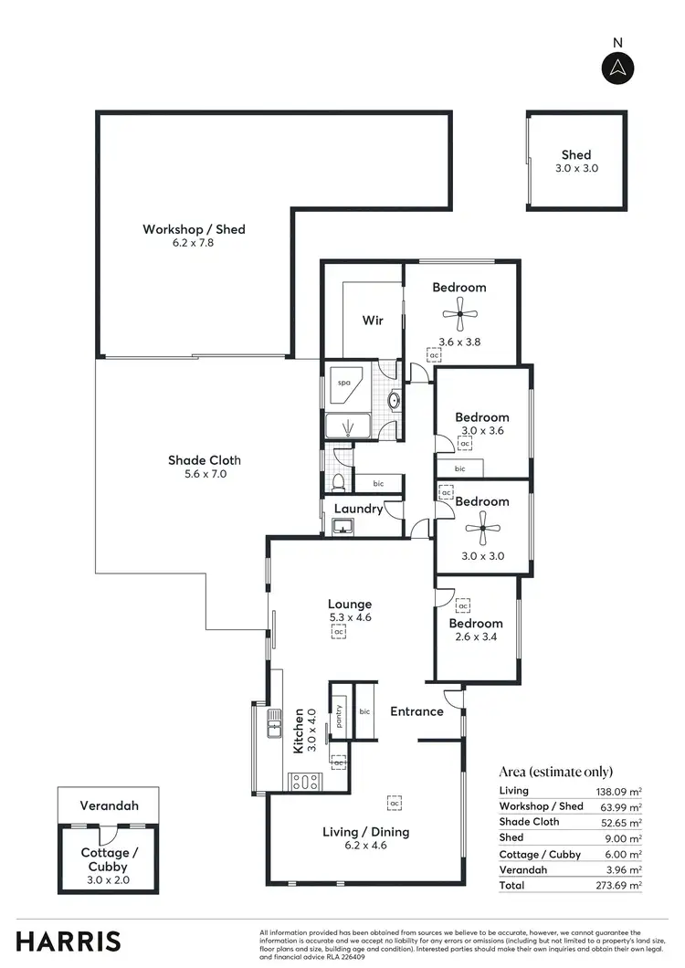 Floorplan of Homely house listing, 44 Alia Drive, Sheidow Park SA 5158