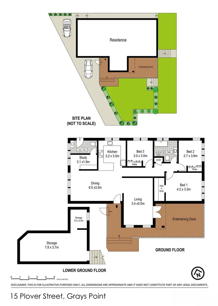 Floorplan of Homely house listing, 15 Plover Street, Grays Point NSW 2232