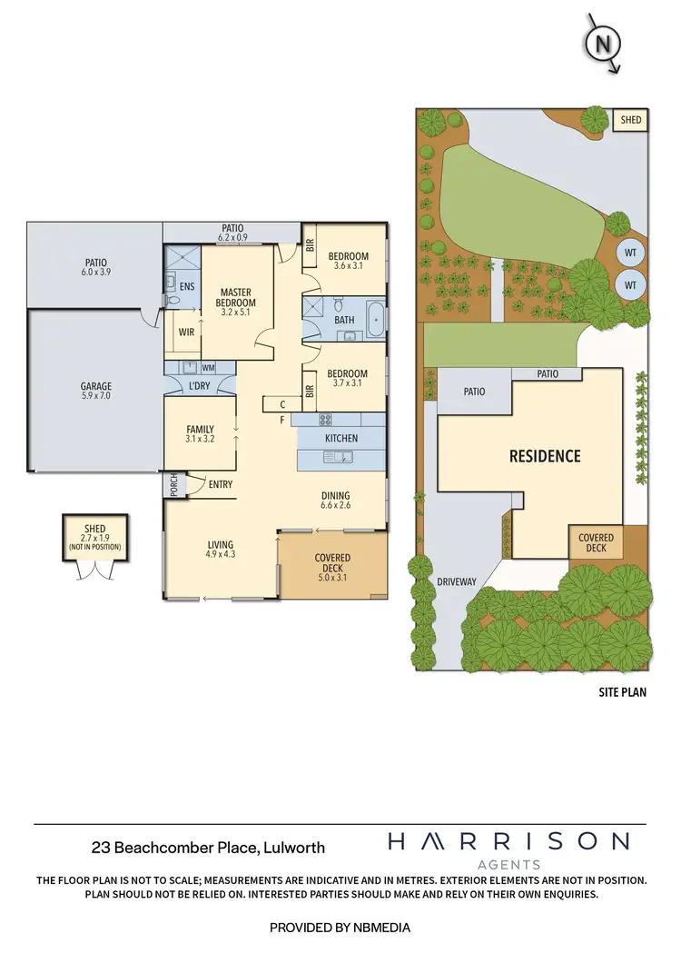 Floorplan of Homely house listing, 23 Beachcomber Place, Lulworth TAS 7252